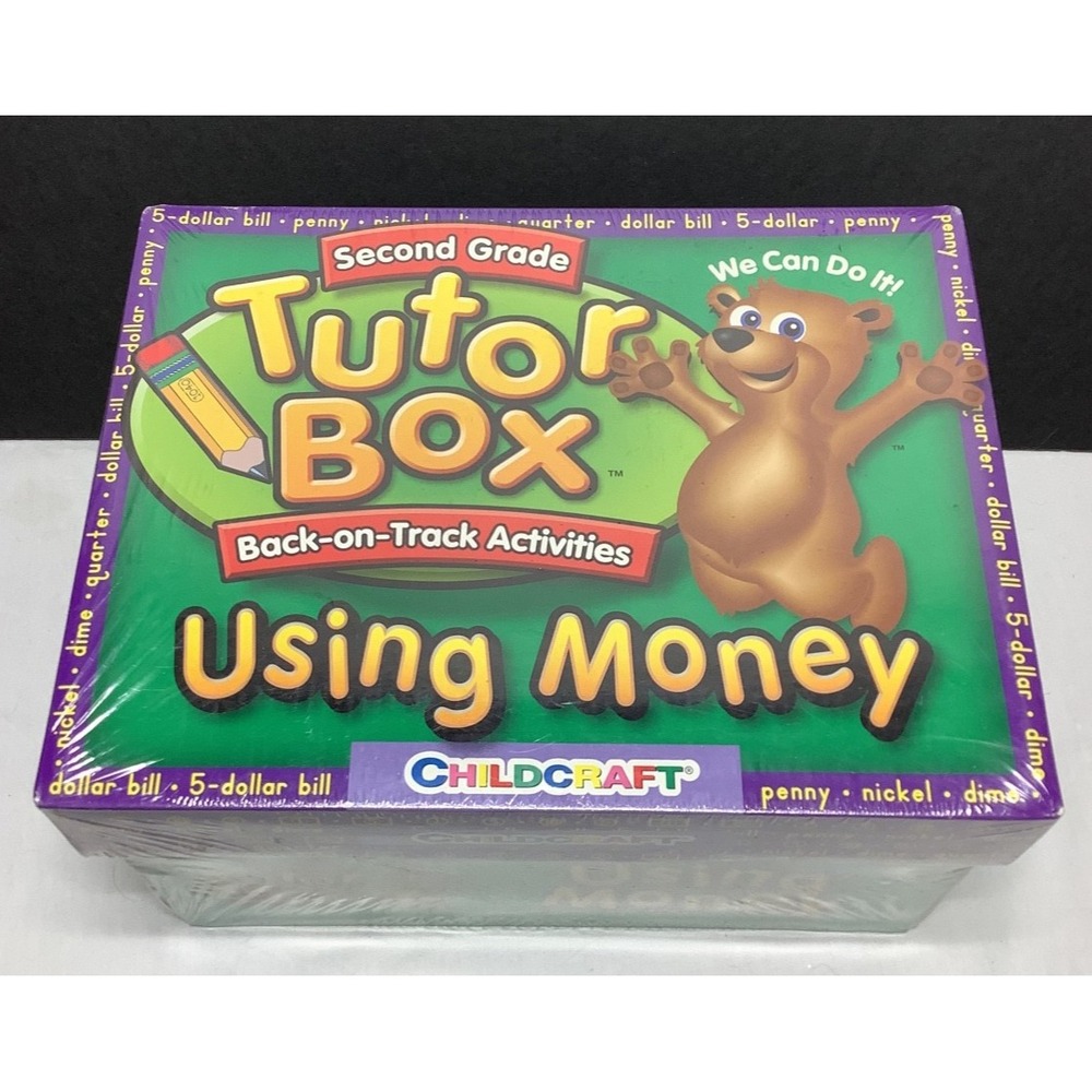 Childcraft Second Grade Tutor Box Using Money 2010 School Specialty NEW SEALED